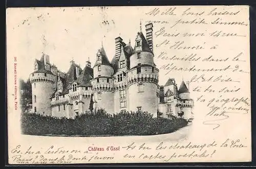 AK Ussé /Indre-et-Loire, Le Chateau