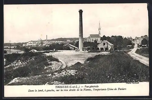 AK Trogues /Indre-et-Loire, Vue générale