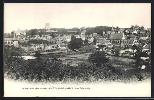 AK Chateaurenault /Indre-et-Loire, Vue générale