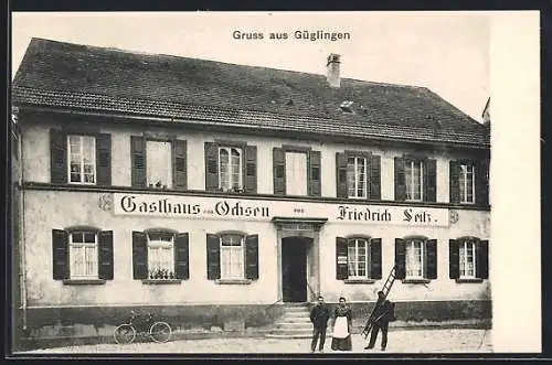 AK Güglingen, Gasthaus zum Ochsen von Friedrich Seitz