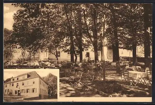 AK Würm / Schwarzwald, Das Gasthaus z. Löwen mit grossem Aussenbereich, Inh. Schmidt