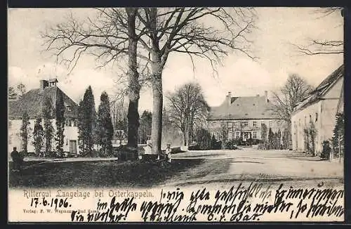 AK Bohmte /Osterkappeln, Rittergut Langelage, Panorama mit Anlage