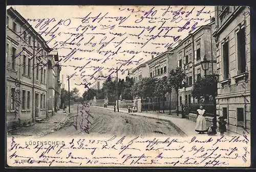 AK Lüdenscheid, Partie in der Hochstrasse