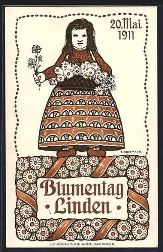 AK Hannover-Linden, Blumentag 1911