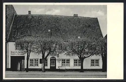 AK Husum /Nordsee, Logier- und Gasthaus, Inh. Claus Hansen, Zingel 11