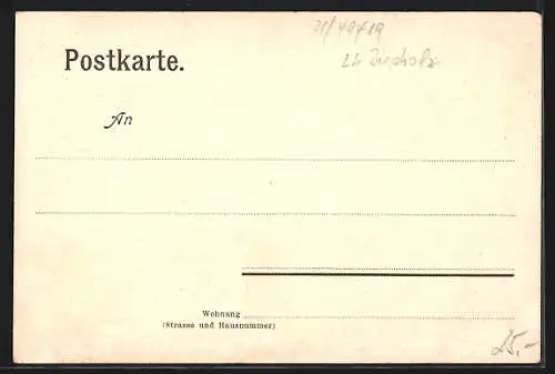 AK Wagenfeld i. H., Kaiserl. Postamt, Weberei, Molkerei