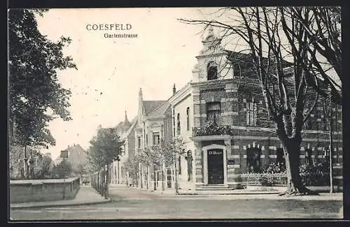 AK Coesfeld, Gartenstrasse im Frühjahr