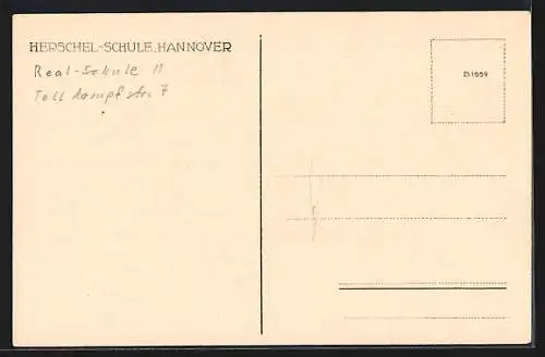 Künstler-AK Hannover, Herschel-Schule