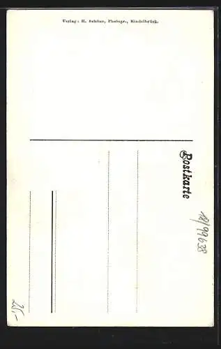 AK Kindelbrück i. Th., Elektrizitätswerk und Dampfmolkerei, Kriegerdenkmal, Frankenhäuser Tor