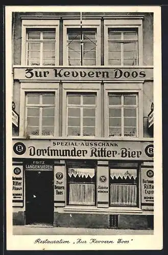 AK Köln, Restaurant zur Kevvern Doos, Martinstrasse 26