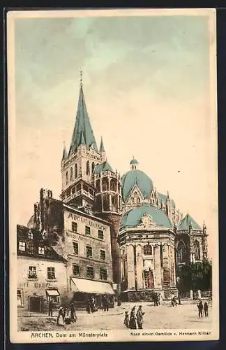 AK Aachen, Dom am Münsterplatz