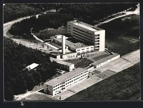 AK Erlenbach /Main, Kreiskrankenhaus Obernburg, Fliegeraufnahme