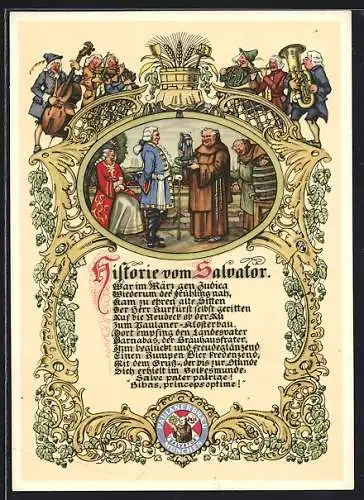 AK München-Au, Gasthaus und Brauerei Salvator