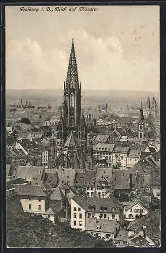 AK Freiburg i. B., Blick auf das Münster