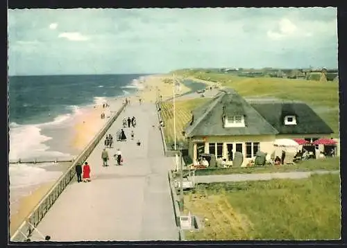 AK Westerland auf Sylt, Restaurant Strandhäuschen