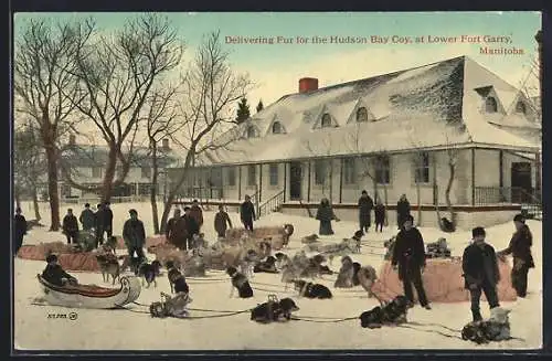 AK Lower Fort Garry /Manitoba, Delivering Fur for the Hudson Bay Coy