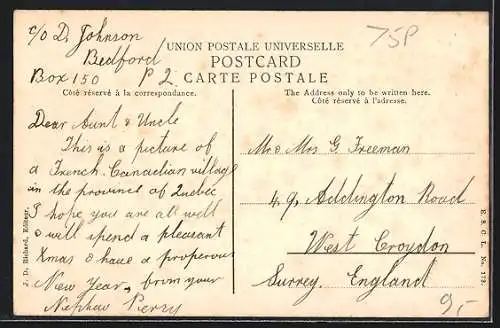 AK Nicolet /P. Q., Rue Saint Jean Baptiste