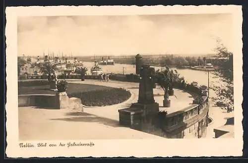 AK Stettin, Blick von der Hakenterrasse