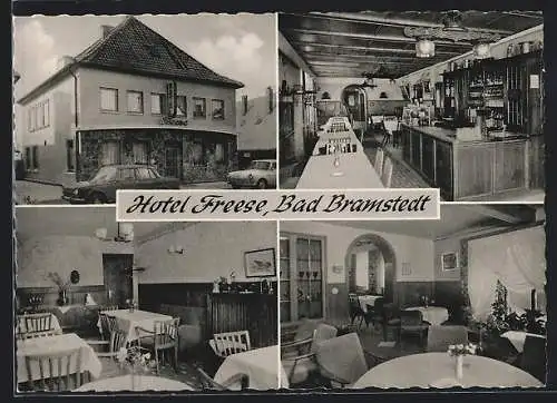 AK Bad Bramstedt, Hotel Freese, Aussen- u. Innenansichten