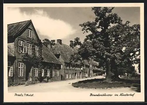 AK Preetz i. Holst., Beamtenhäuser im Klosterhof