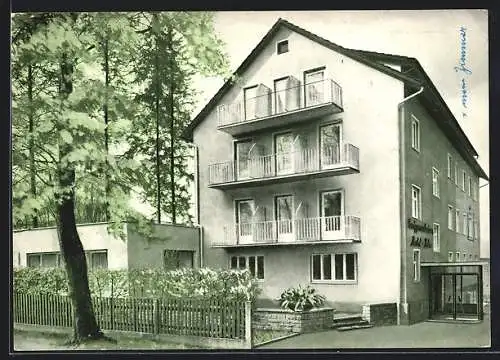 AK Bad Wörishofen, Kneippsanatorium Mertel-Huber, Adolf-Scholz-Allee 7