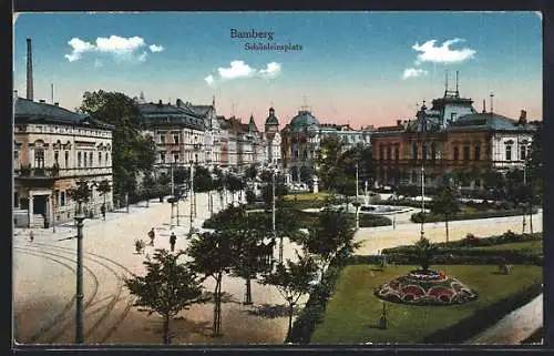 AK Bamberg, Blick auf den Schönleinsplatz