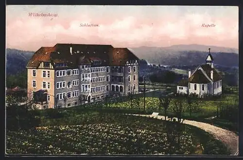 AK Wilhelmsheim, Schlafbau und Kapellle