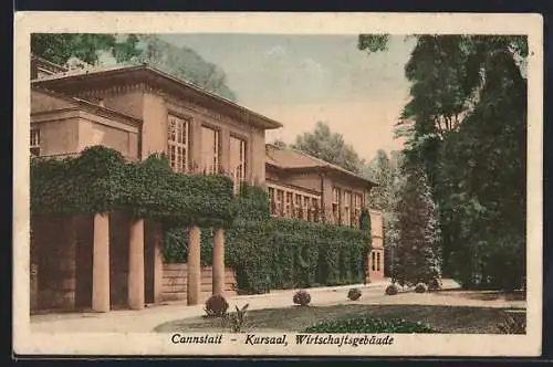 AK Cannstatt, Kursaal, Wirtschaftsgebäude