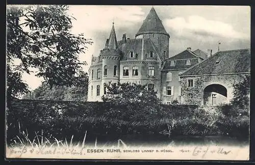 AK Essen-Ruhr, Schloss Linnep b. Hösel