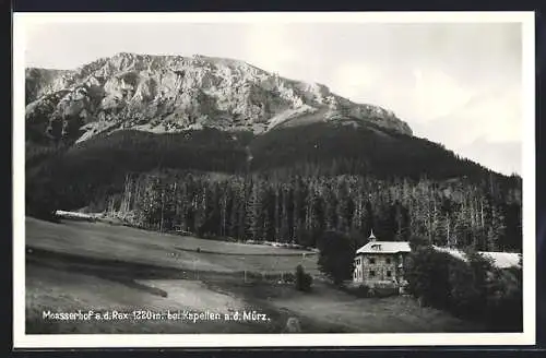 AK Kapellen a. d. Mürz, Moasserhof an der Rax