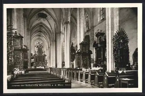 AK Neuberg a. d. Mürz, Inneres der Stiftskirche