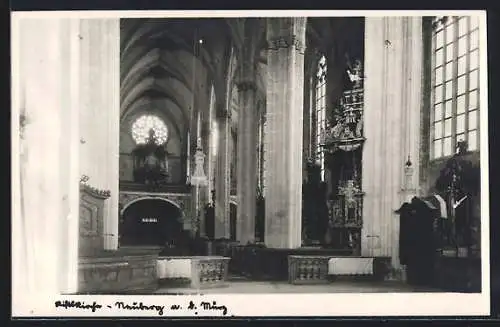 AK Neuberg a. d. Mürz, Stiftskirche, Innenansicht