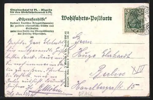 AK Hohenstein, Zerschossene Häuser