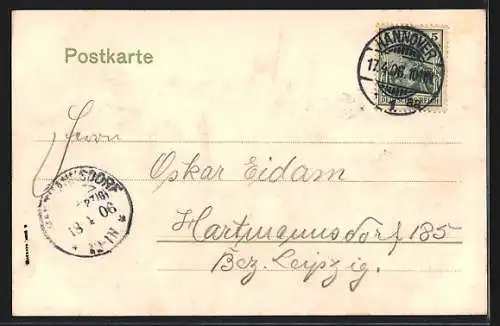 AK Hannover, Kaserne der Königs-Ulanen (I. Hannov. Nr. 13)