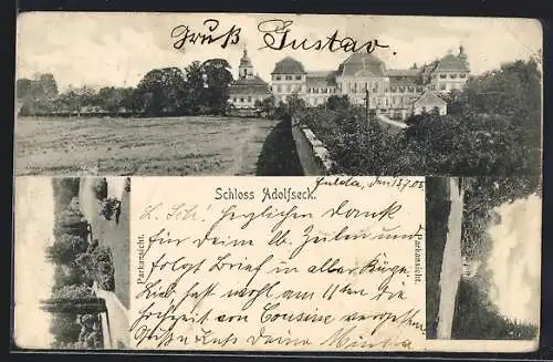 AK Adolfseck, Schloss Adolfseck, Parkansicht