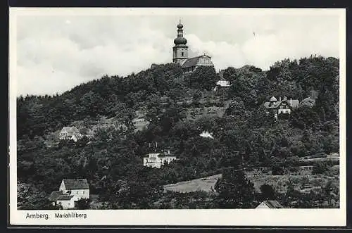 AK Amberg, Mariahilfberg mit Kirche
