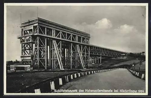 AK Niederfinow, Schiffshebewerk des Hohenzollernkanals