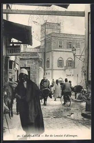 AK Casablanca, Rue du Consulat d`Allemagne