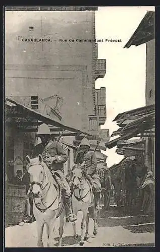 AK Casablanca, Rue du Commandant Prévost