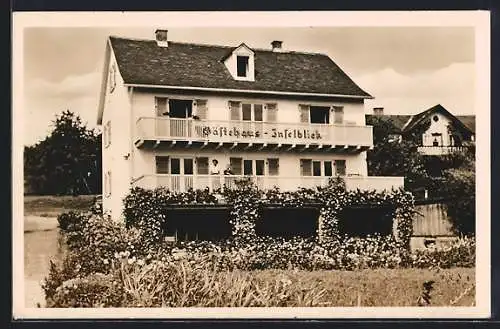 AK Wasserburg a. Bodensee, Gästehaus Inselblick von Josef Schreiber