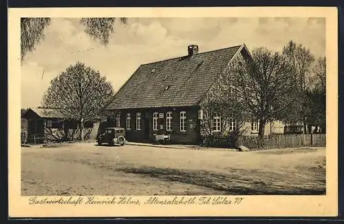 AK Altensalzkoth, Gasthaus Heinrich Helms im Sonnenschein