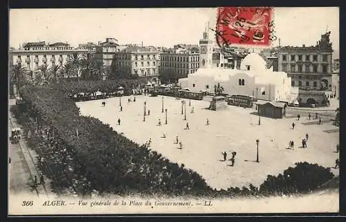 AK Alger, Vue générale de la Place du Gouvernement