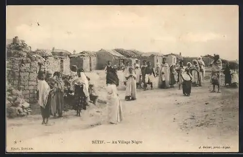 AK Setif, Au Village Nègre