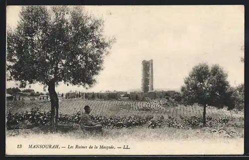 AK Mansourah, Les Ruines de la Mosquée