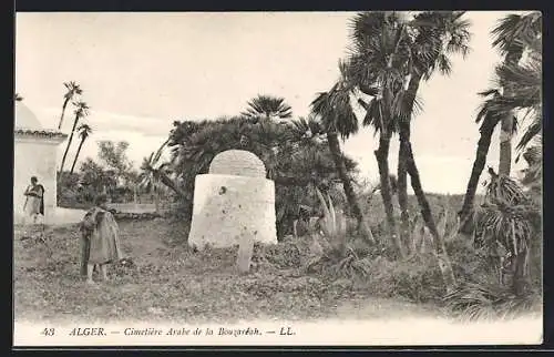 AK Alger, Cimetière Arbe de la Bouzaréah