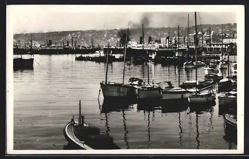 AK Alger, La gare maritime, Les courriers de France