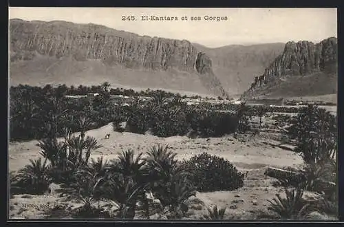 AK El-Kantara, Panorama et les Gorges