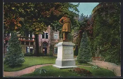 AK Bielefeld, Kürfürstendenkmal auf der Sparrenburg