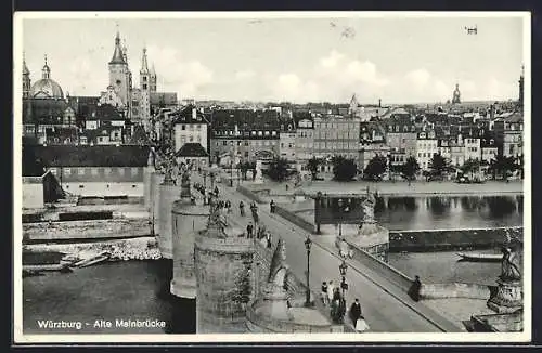 AK Würzburg, Alte Mainbrücke