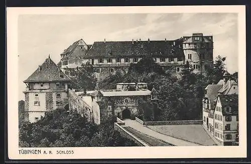 AK Tübingen a. N., Blick auf Schloss